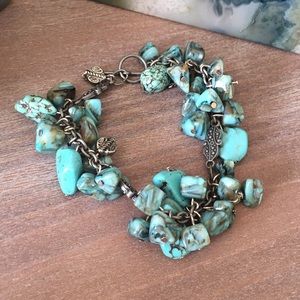 Handmade Turquoise Boho Bracelet